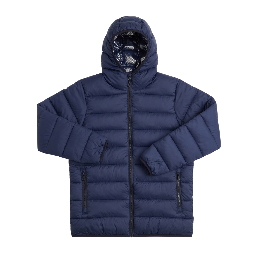 Mens Omni Heat Hooded Puffer Jacket
